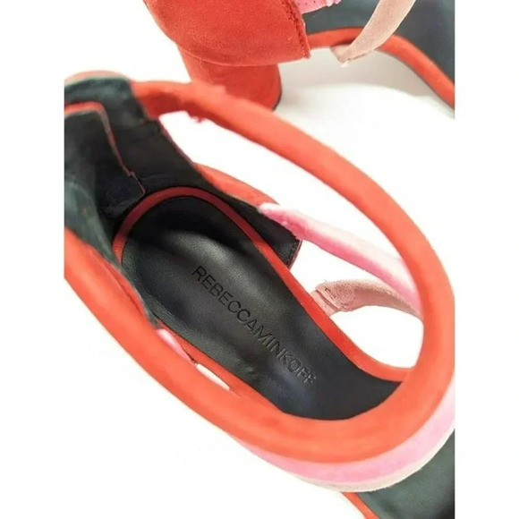 NWOB Rebecca Minkoff Women's Andree Suede Color-Block Sandals Size 6.5 MSRP $165 - Picture 6 of 9
